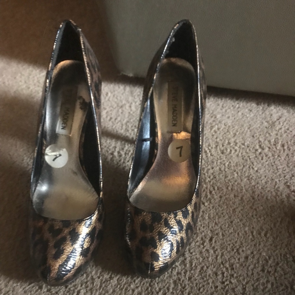 Steve Madden Animal Print Heels